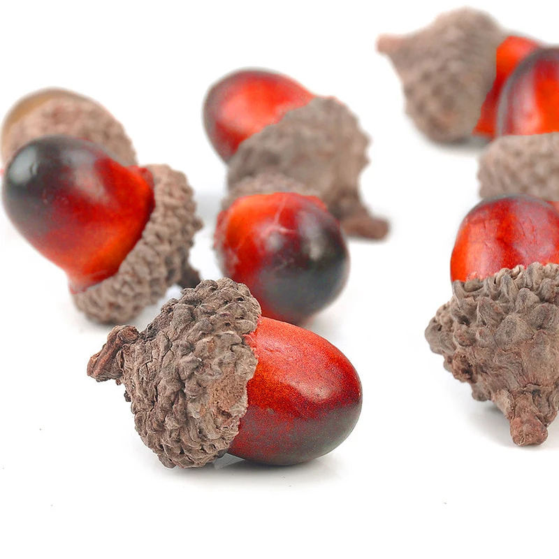 10Pcs Artificial Simulation Mini Acorn Oak Nut Fake Fruit Ornament Home Decor Super Vivid Realistic 8A121001
10Pcs Artificial Simulation Mini Acorn Oak Nut Fake Fruit Ornament Home Decor Super Vivid Realistic 8A121001