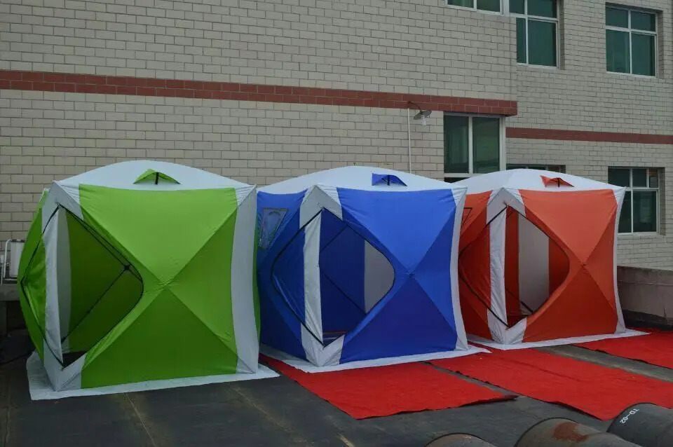 Luxury winter ice fishing tent!Anti-cold anti-fire waterproof ice fishing tent house (2-3people) with ice nails
Luxury winter ice fishing tent!Anti-cold anti-fire waterproof ice fishing tent house (2-3people) with ice nails