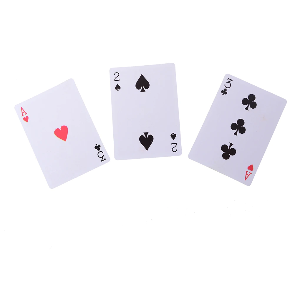 1 pcs High Quality Magic 3 Three Card Poker Monte Trick Classic Magic Trick Sunflower Heart Funny Toy
1 pcs High Quality Magic 3 Three Card Poker Monte Trick Classic Magic Trick Sunflower Heart Funny Toy