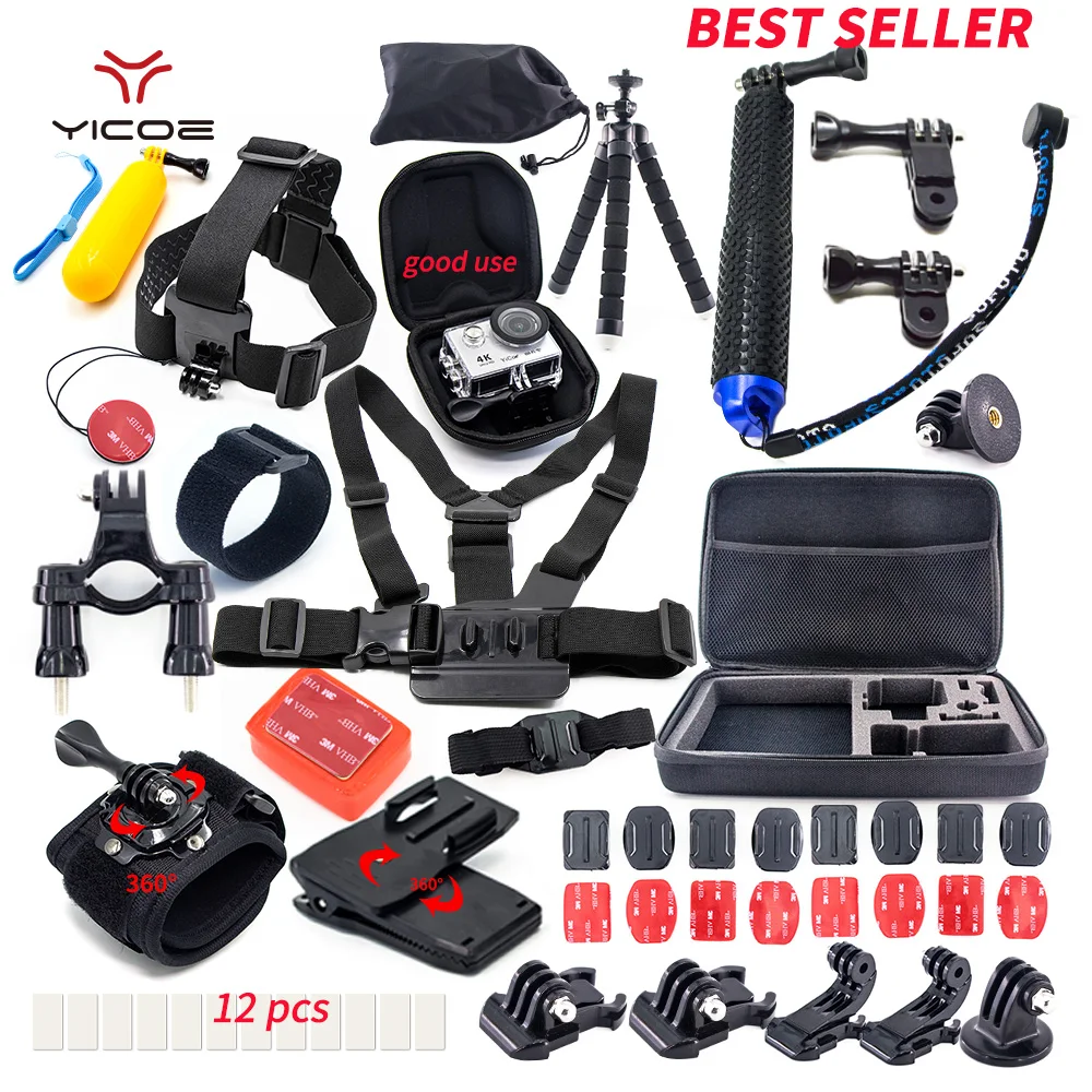 For Go Pro hero 6 5 Xiaomi yi 4k Gopro 7 6 5 4 3 Mijia SJCAM Case Tripod Mount Selfie Stick Action Sport Camera Accessories Kit
For Go Pro hero 6 5 Xiaomi yi 4k Gopro 7 6 5 4 3 Mijia SJCAM Case Tripod Mount Selfie Stick Action Sport Camera Accessories Kit