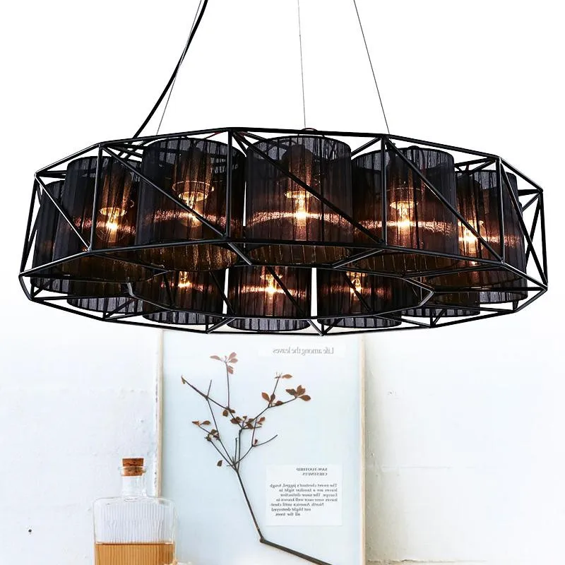 Northern European American living room LED pendant lights modern retro wrought iron restaurant bar light villa club pendant lamp
Northern European American living room LED pendant lights modern retro wrought iron restaurant bar light villa club pendant lamp