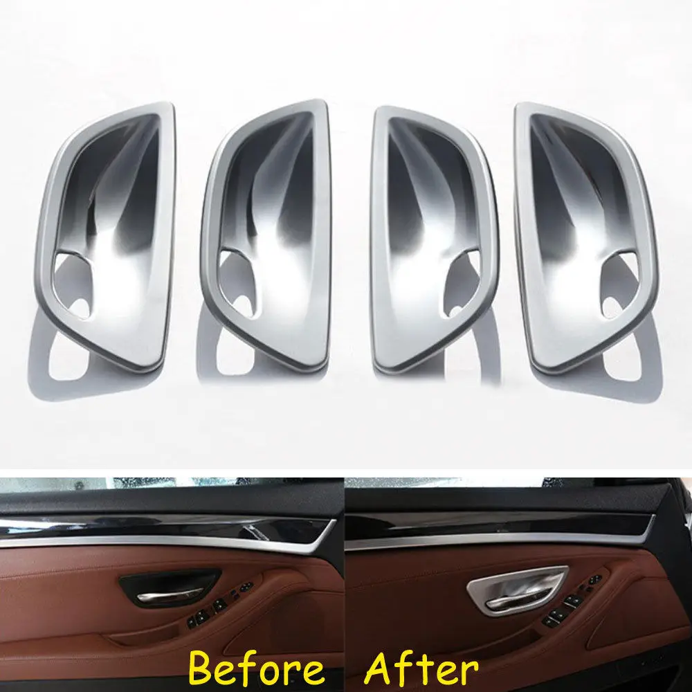 BBQ@FUKA For BMW 5 Series F10 2011 2012 2013 2014 2015 New Interior Chrome Door Handle Bowl Cover Trim 4pcs Interior Mouldings
BBQ@FUKA For BMW 5 Series F10 2011 2012 2013 2014 2015 New Interior Chrome Door Handle Bowl Cover Trim 4pcs Interior Mouldings