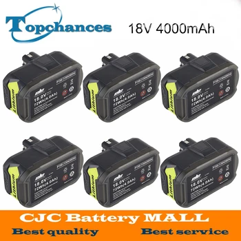 6x P108 18V 4000mAh Li-Ion Battery For Ryobi RB18L40 P300 P400 Rechargeable Power Tool Battery for Ryobi for ONE+
6x P108 18V 4000mAh Li-Ion Battery For Ryobi RB18L40 P300 P400 Rechargeable Power Tool Battery for Ryobi for ONE+