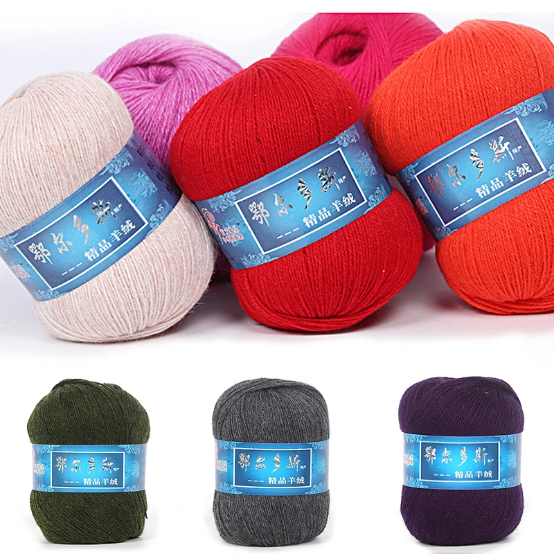 2019 New 50g/set Soft Cashmere Line Coarse Wool Hand-knitted Pure Cashmere Mink Cashmere Line Scarf Wool Yarn
2019 New 50g/set Soft Cashmere Line Coarse Wool Hand-knitted Pure Cashmere Mink Cashmere Line Scarf Wool Yarn
