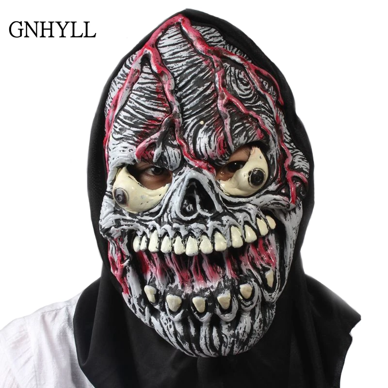 GNHYLL TOY Realistic Scary Monster Skeleton Costume Latex Mask Alien Freddy Kluge Gollum Horror Skull Zombie Masks For Cosplay
GNHYLL TOY Realistic Scary Monster Skeleton Costume Latex Mask Alien Freddy Kluge Gollum Horror Skull Zombie Masks For Cosplay