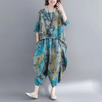 Large Size Irregular 2 Piece Set Women Printing Casual Top&pants Set Tracksuit Women Year-old Female Costume Conjunto Feminino
Large Size Irregular 2 Piece Set Women Printing Casual Top&pants Set Tracksuit Women Year-old Female Costume Conjunto Feminino
