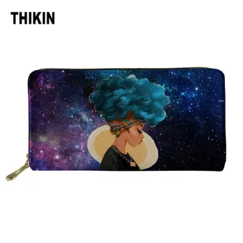 THIKIN Black Art African Women Print Card Holders Cellphone Pocket Purse Lady Money Pouch Handbag Girls Wallet Carteras Zipper
THIKIN Black Art African Women Print Card Holders Cellphone Pocket Purse Lady Money Pouch Handbag Girls Wallet Carteras Zipper
