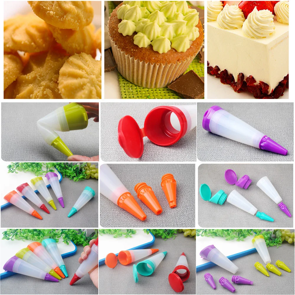 A035 1pc Silicone Cake Dessert Decorators Pastry Cream Chocolate Decorating Syringe Plate Paint Pen Random Color Baking Tool
A035 1pc Silicone Cake Dessert Decorators Pastry Cream Chocolate Decorating Syringe Plate Paint Pen Random Color Baking Tool