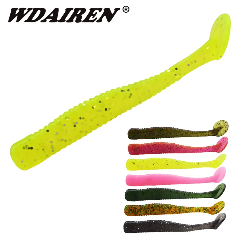 10Pcs/lot fishing Soft Bait 80mm 3g silicone bait Worms fishing lure with salt smell Fishing takcle Artificial Lures for Bass
10Pcs/lot fishing Soft Bait 80mm 3g silicone bait Worms fishing lure with salt smell Fishing takcle Artificial Lures for Bass