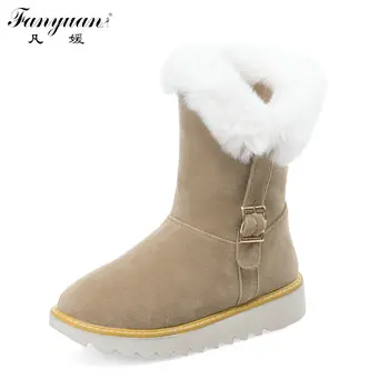 2017 New Women's Sweet Snow Boots Winter Platform Shoes Female Round Toe with Buckle Short Boots Girls' Ankle Snow Fashion boots
2017 New Women's Sweet Snow Boots Winter Platform Shoes Female Round Toe with Buckle Short Boots Girls' Ankle Snow Fashion boots