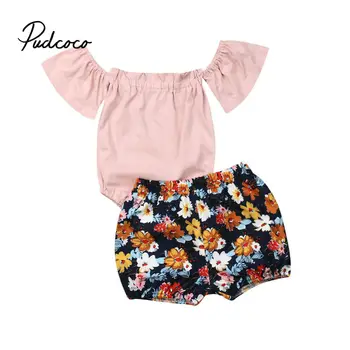 pudcoco Summer 2019 Baby Girl Clothes Newborn For Female Outfit Infant Clothing Set 2pcs Off Shoulder Romper + Flower Shorts
pudcoco Summer 2019 Baby Girl Clothes Newborn For Female Outfit Infant Clothing Set 2pcs Off Shoulder Romper + Flower Shorts