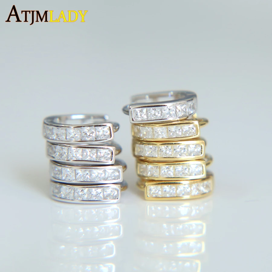 2018 Gold-color&silver Color Hoop Earrings Paved Aaa Cubic Zirconia 10mm Mini 925 Sterling Silver Earring For Elegant Women
2018 Gold-color&silver Color Hoop Earrings Paved Aaa Cubic Zirconia 10mm Mini 925 Sterling Silver Earring For Elegant Women