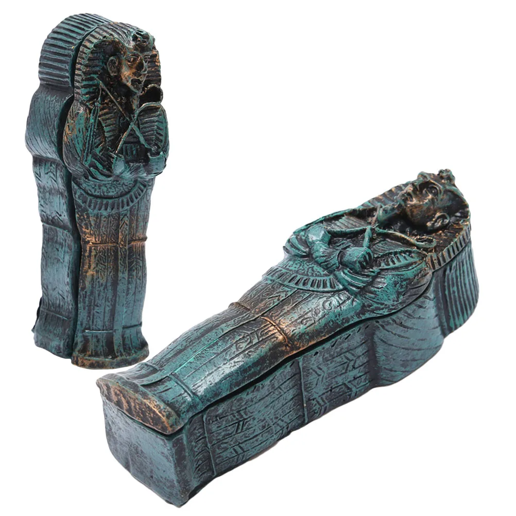 1PC Nontoxic Creative Durable Decorative Safe Resin Ornament Egyptian Mummy Box For Fish Tank Table Aquarium Decor
1PC Nontoxic Creative Durable Decorative Safe Resin Ornament Egyptian Mummy Box For Fish Tank Table Aquarium Decor
