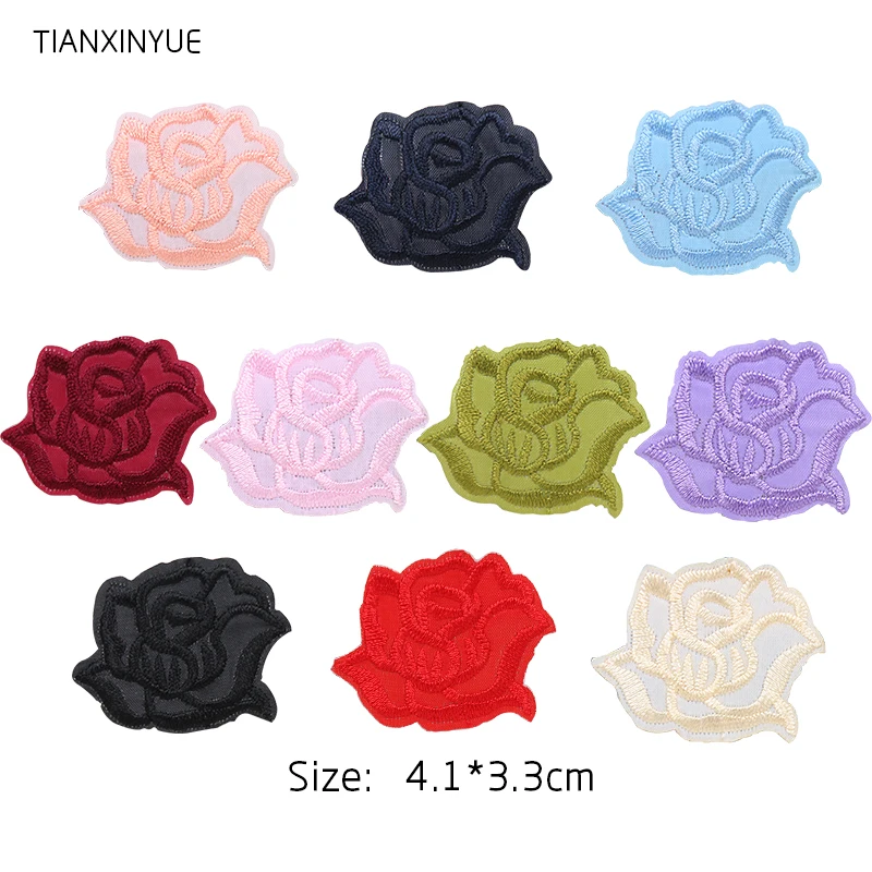 TIANXINYUE patch 10 pcs Rose Patches Iron On DIY Embroidered Appliques Sew On Stickers For Clothing Garment Bags Fruit Motif
TIANXINYUE patch 10 pcs Rose Patches Iron On DIY Embroidered Appliques Sew On Stickers For Clothing Garment Bags Fruit Motif