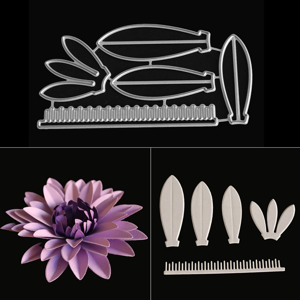 Hemere 3D Flower lotus Stencil Metal Cutting Die Stencil for DIY Scrapbooking Photo Album Paper Cards Crafts Die Cuts Template
Hemere 3D Flower lotus Stencil Metal Cutting Die Stencil for DIY Scrapbooking Photo Album Paper Cards Crafts Die Cuts Template