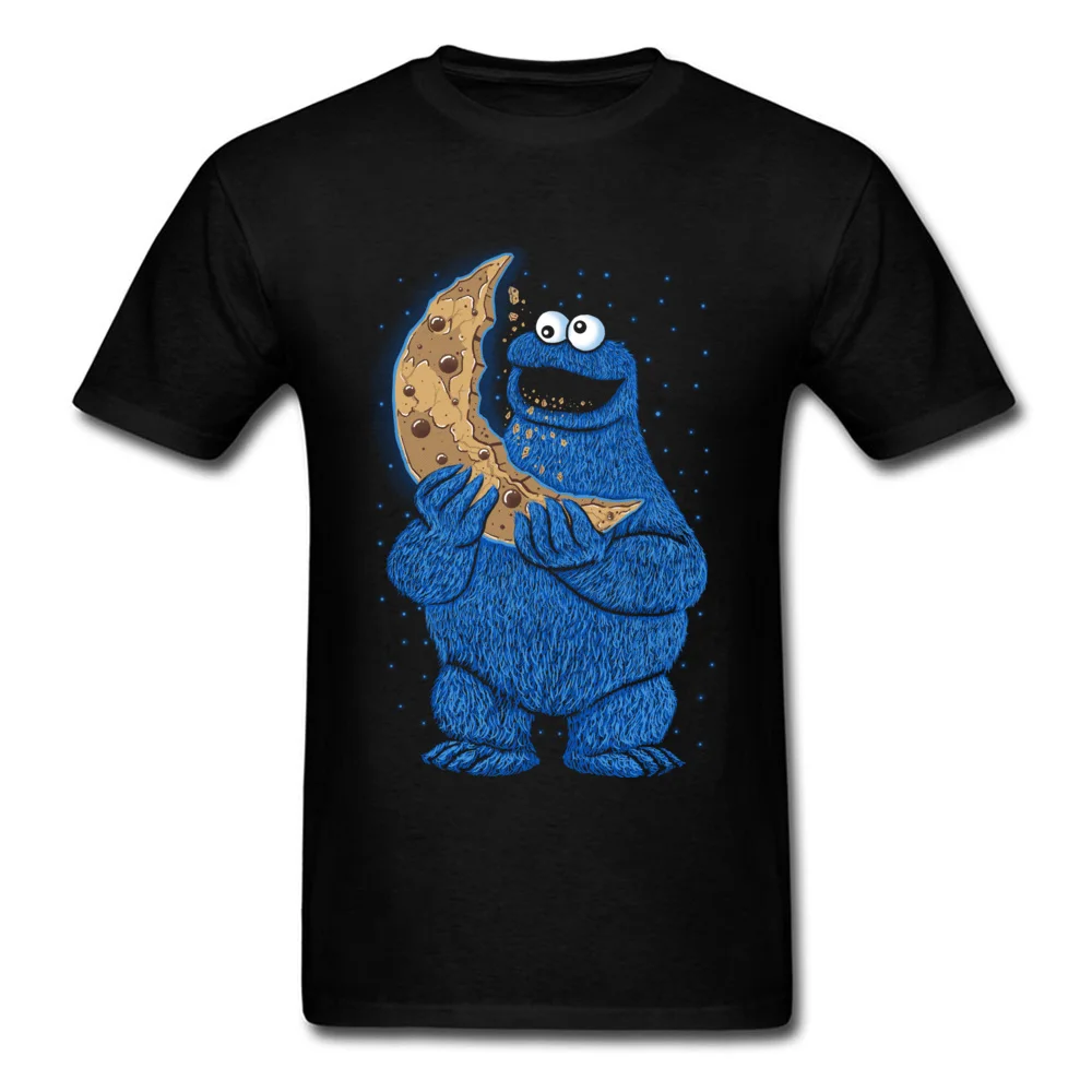 Cookie Moon Tops T Shirt 2018 New Fashion O-Neck Design Short Sleeve All Cotton Mens T-Shirt Casual T Shirt Free Shipping Cookie Moon black
