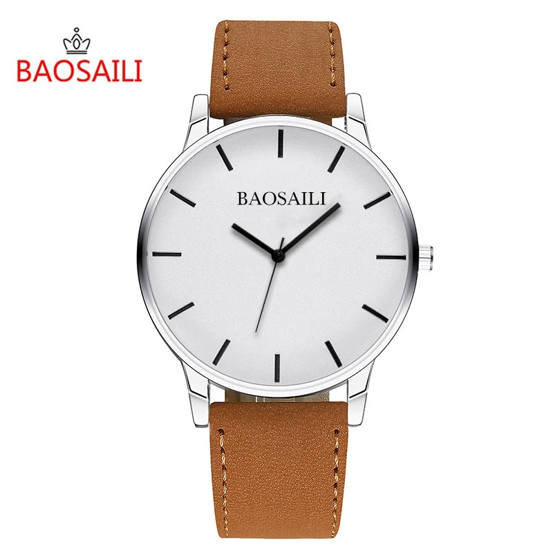 BSL996 BAOSAILI Brand Big Dial Unisex Wrist Watches Leather Strap Simple Quartz Watch Sport Fashion Watch For Men
BSL996 BAOSAILI Brand Big Dial Unisex Wrist Watches Leather Strap Simple Quartz Watch Sport Fashion Watch For Men