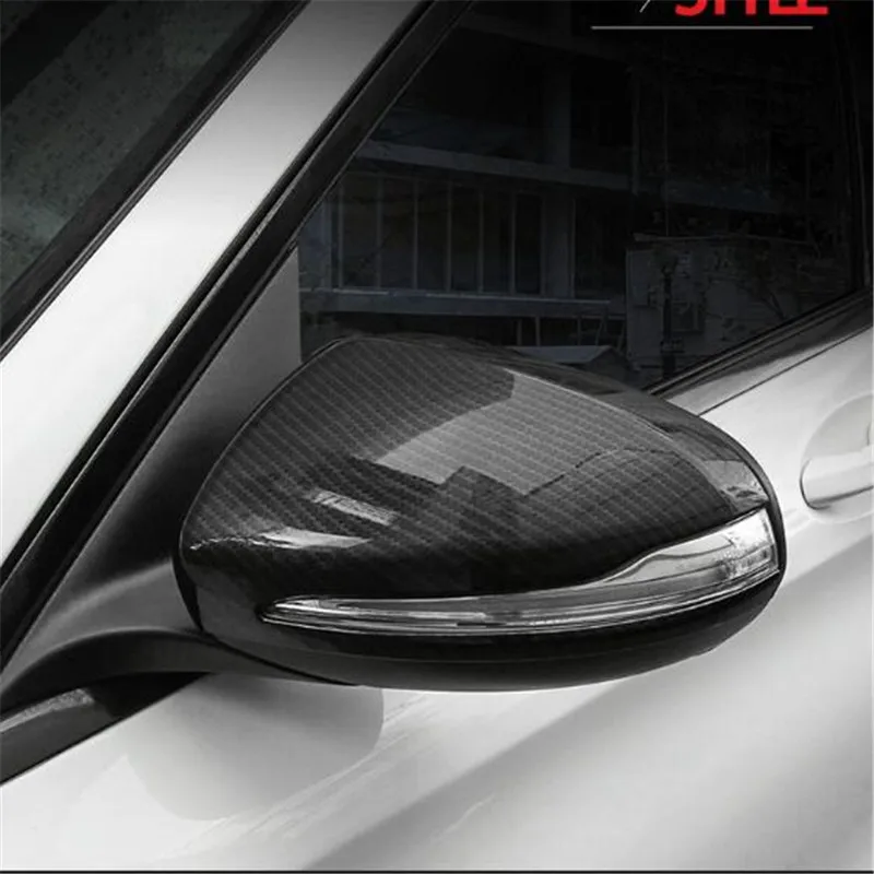 2X Best Car Styling Silver Black Carbon Wing Back Door Rear View Mirror Cover Case For Benz New C E S Class W204 W213 GLC
2X Best Car Styling Silver Black Carbon Wing Back Door Rear View Mirror Cover Case For Benz New C E S Class W204 W213 GLC