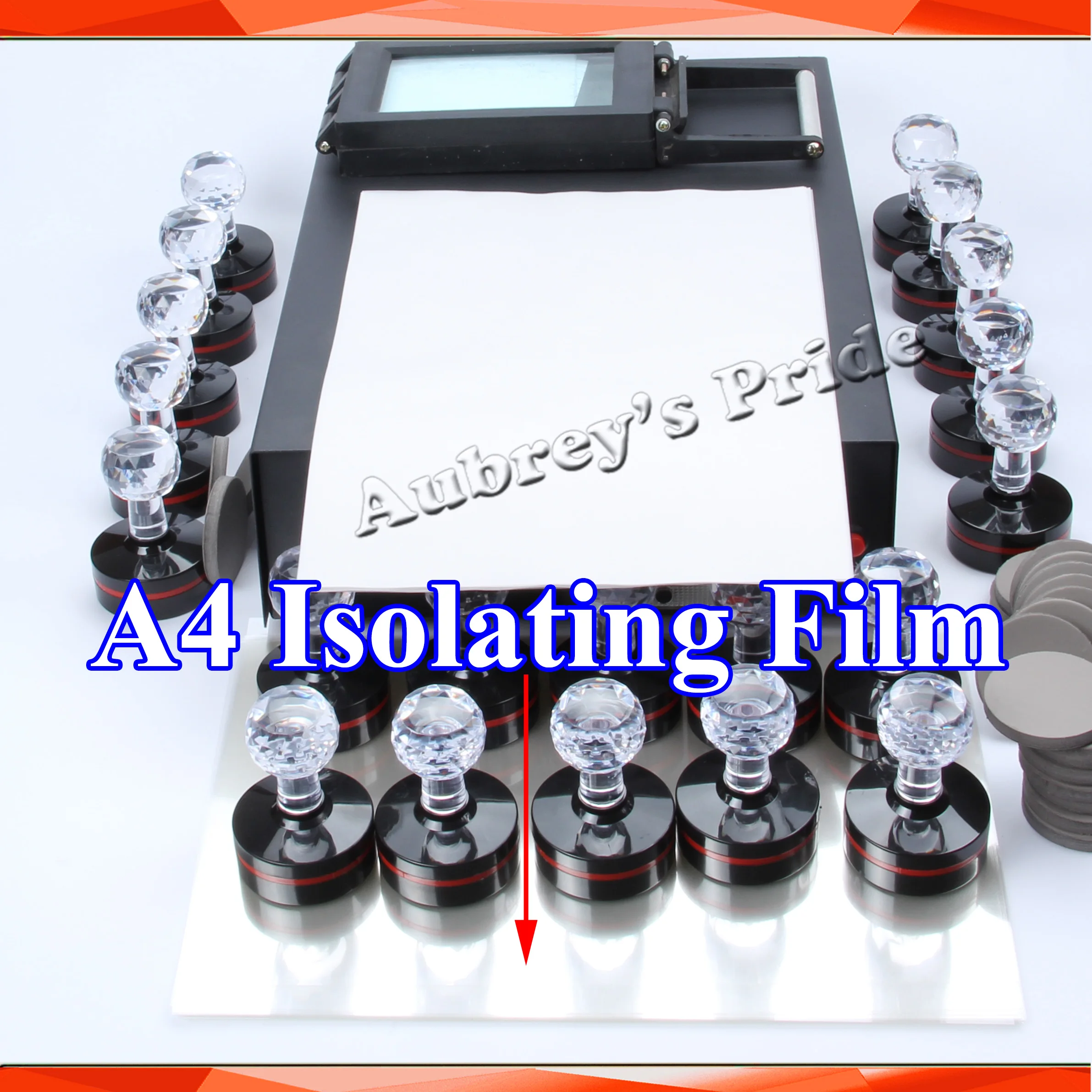 10 Sheets A4 Isolating Film for Photosensitive Portrait Flash Stamp Machine Kit Selfinking Stamping Making Seal
10 Sheets A4 Isolating Film for Photosensitive Portrait Flash Stamp Machine Kit Selfinking Stamping Making Seal