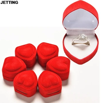 JETTING Red Heart Shaped Ring Boxes Mini Cute Carrying Cases For Rings Display Box Jewelry Packaging
JETTING Red Heart Shaped Ring Boxes Mini Cute Carrying Cases For Rings Display Box Jewelry Packaging