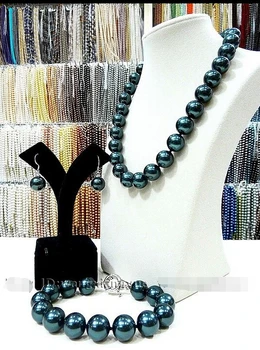 FREE shipping> >>>>>14mm South Sea Black Shell Pearl Necklace bracelet Earrings Set AAA Grade
FREE shipping> >>>>>14mm South Sea Black Shell Pearl Necklace bracelet Earrings Set AAA Grade