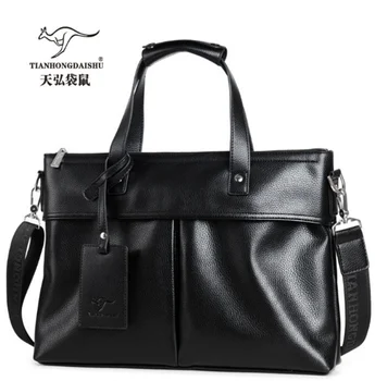 TIANHONGDAISHU 2018 new arrived Men's Briefcase Business Handbag Soft pu Leather Cross Men's Shoulder 14" laptop Messenger Bag
TIANHONGDAISHU 2018 new arrived Men's Briefcase Business Handbag Soft pu Leather Cross Men's Shoulder 14" laptop Messenger Bag