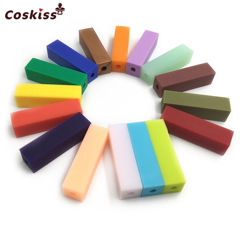 Rectangle Silicone Beads(BPA Free) DIY Baby Teether Toys Baby Teething Accessories Infant Soother Chain Nursing Toys Shower Gift
Rectangle Silicone Beads(BPA Free) DIY Baby Teether Toys Baby Teething Accessories Infant Soother Chain Nursing Toys Shower Gift