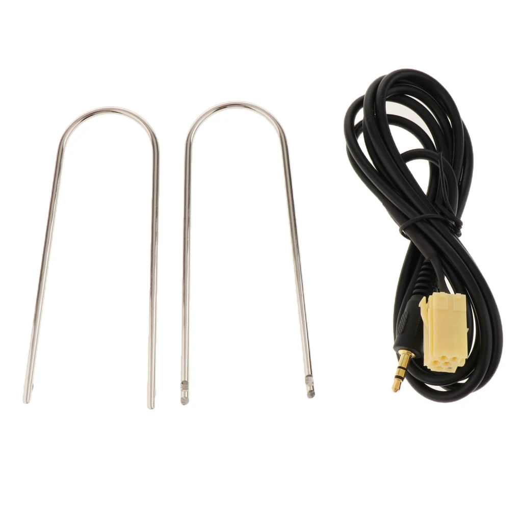 Durable Music Aux-in Cable Aux Input Adapter Plug for Fiat 500 2007+ Onwards