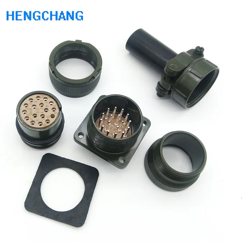 Description Picture 5 of itemMS3102 3106A20-29S 17Pin Straight Plug Aviation Connector For Encoder Plug Servo Motor Connector