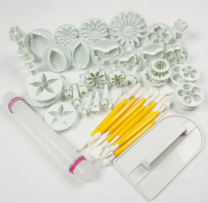 46pcs/set Delicious Fondant Cake Decorating Modelling Tools Set DIY Sugarcraft Cake Decorating Fondant Cutters Tools
46pcs/set Delicious Fondant Cake Decorating Modelling Tools Set DIY Sugarcraft Cake Decorating Fondant Cutters Tools