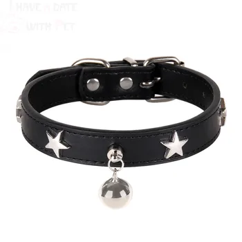 Customize Dog Collar Pentagram Bell Dog Accessories Leather For Small Medium Large Dog Pink Blue Black Brown Red Chihuahua Strap
Customize Dog Collar Pentagram Bell Dog Accessories Leather For Small Medium Large Dog Pink Blue Black Brown Red Chihuahua Strap