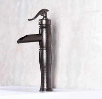 NEW "Water Pump Look" Style Vintage Retro Brass Bathroom Waterfall Faucet Mixer Water Tap Single Handle Lever Bamboo Tap anf243
NEW "Water Pump Look" Style Vintage Retro Brass Bathroom Waterfall Faucet Mixer Water Tap Single Handle Lever Bamboo Tap anf243