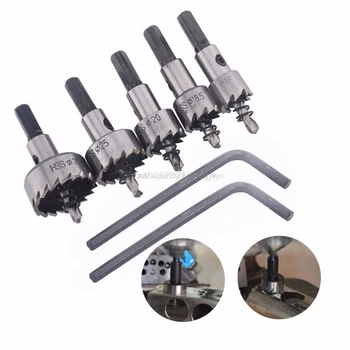 5pcs HSS Hole Saw Tooth Kit Steel Drill Bit Set Cutter Cutting Tool For Metal Wood Alloy Installing Locks 16/18.5/20/25/30mm My0
5pcs HSS Hole Saw Tooth Kit Steel Drill Bit Set Cutter Cutting Tool For Metal Wood Alloy Installing Locks 16/18.5/20/25/30mm My0