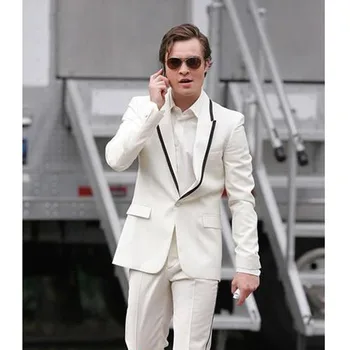 2017 White Classic Design Men's Dinner Party Prom Suits One Button Groom Tuxedos Business Mens Formal Wear (Jacket+Pants)
2017 White Classic Design Men's Dinner Party Prom Suits One Button Groom Tuxedos Business Mens Formal Wear (Jacket+Pants)