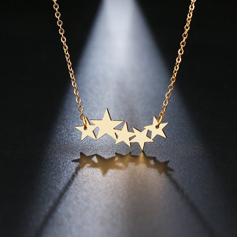 DOTIFI Stainless Steel Necklace For Women Lover's Gold And Silver Color Pentacle Pentagram Pendant Necklace Engagement Jewelry
DOTIFI Stainless Steel Necklace For Women Lover's Gold And Silver Color Pentacle Pentagram Pendant Necklace Engagement Jewelry