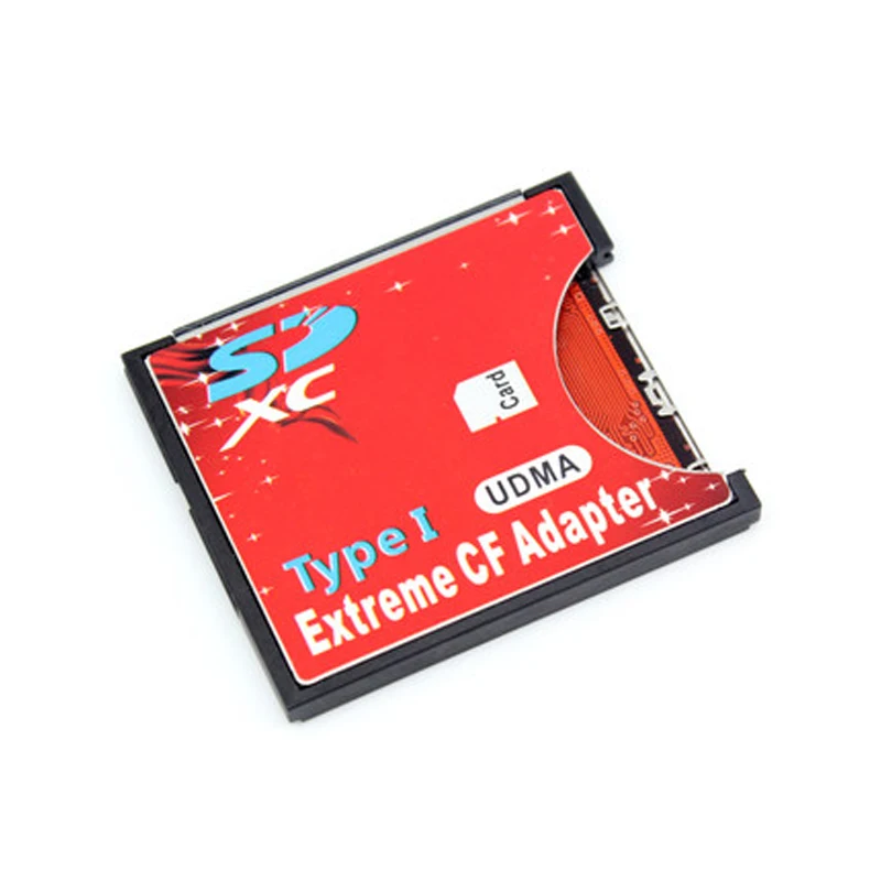 

Hot-sale E.lixz SDHC SDXC To CF Type I Compact Flash Memory Card Adapter Reader For Wifi Sd 8M~256GB Memory Card free shipping