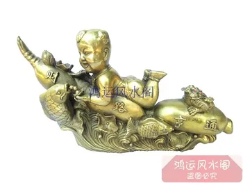WBY Bronze statue copper Ministering hentong copper lotus root steadily high lucky crafts decoration
WBY Bronze statue copper Ministering hentong copper lotus root steadily high lucky crafts decoration