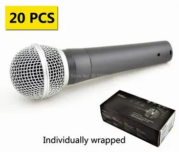 

Free shipping, 20 pcs whole discount price sale ,sm58lc wired dynamic cardioid microphone ,58lc sm wired microphone
