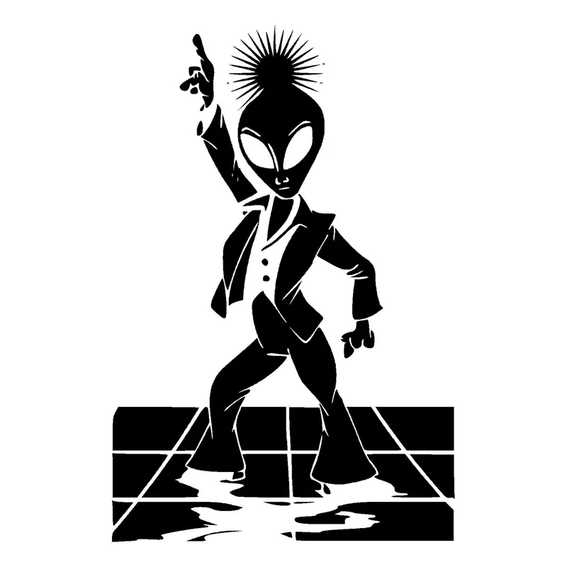10.6cm*16cm Disco Dancing Alien ...Fun Unique Vinyl Graphic Decal Car Window Bumper Sticker S6-3370
10.6cm*16cm Disco Dancing Alien ...Fun Unique Vinyl Graphic Decal Car Window Bumper Sticker S6-3370