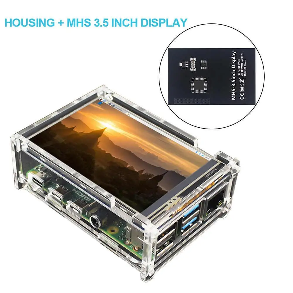 New High-quality 3.5 Inch MHS LCD And Shell Display Touch Screen Monitor For Raspberry Pi 4B Support Wholesale
New High-quality 3.5 Inch MHS LCD And Shell Display Touch Screen Monitor For Raspberry Pi 4B Support Wholesale