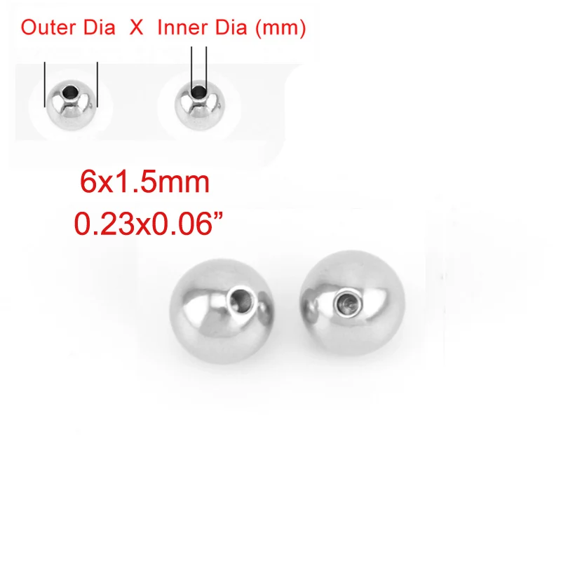 5/6/8mm Half Drilled Round Healing Beads Stainless Steel DIY Silver Color Half Hole Ball Bead Jewelry Finding Wholesale 50pcs
5/6/8mm Half Drilled Round Healing Beads Stainless Steel DIY Silver Color Half Hole Ball Bead Jewelry Finding Wholesale 50pcs