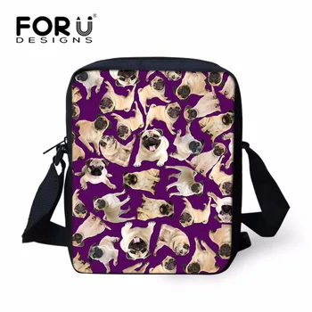 FORUDESIGNS Purple Printed Pug Dog Messenger Bag for Women Mini Ladies Crossbody Bags Casual Girls Cross Body Bag Polyester
FORUDESIGNS Purple Printed Pug Dog Messenger Bag for Women Mini Ladies Crossbody Bags Casual Girls Cross Body Bag Polyester