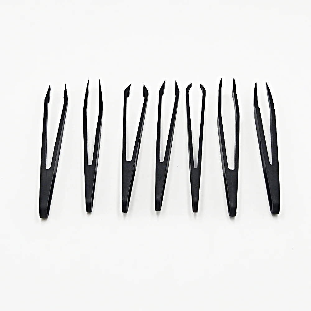 7pcs precision tweezer Set Anti Static Tool Plastic tweezer Heat Resistant tool Pointed flat,elbow head
7pcs precision tweezer Set Anti Static Tool Plastic tweezer Heat Resistant tool Pointed flat,elbow head