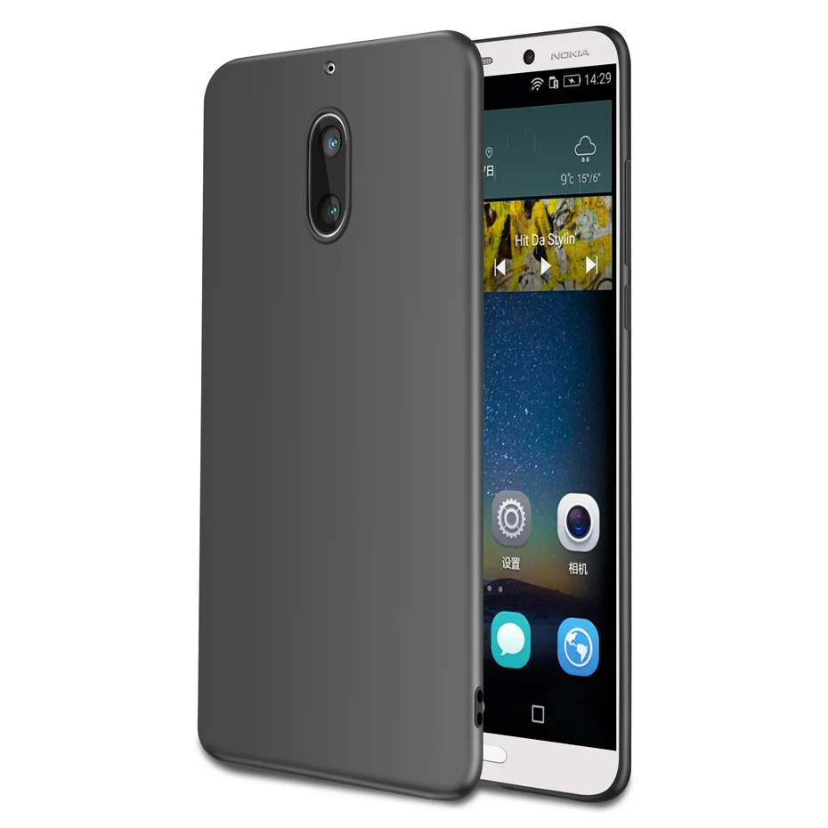 Jderv 2018 Case For Nokia 6 6.1 2017 Soft Silicone Back Cover Case For Nokia 6 2018 Soft Matte Phone Case Cover Shockproof 360 (2)
