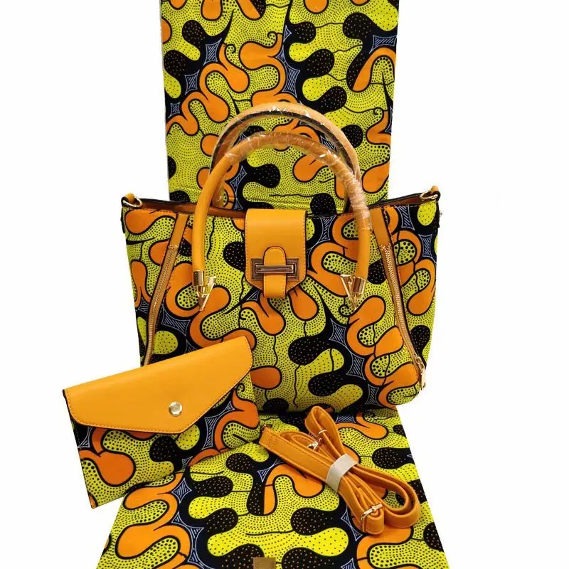 2019 Latest african wax bags set with 6 yards ankara african wax prints fabric newest soft wax cotton fabric for women
2019 Latest african wax bags set with 6 yards ankara african wax prints fabric newest soft wax cotton fabric for women