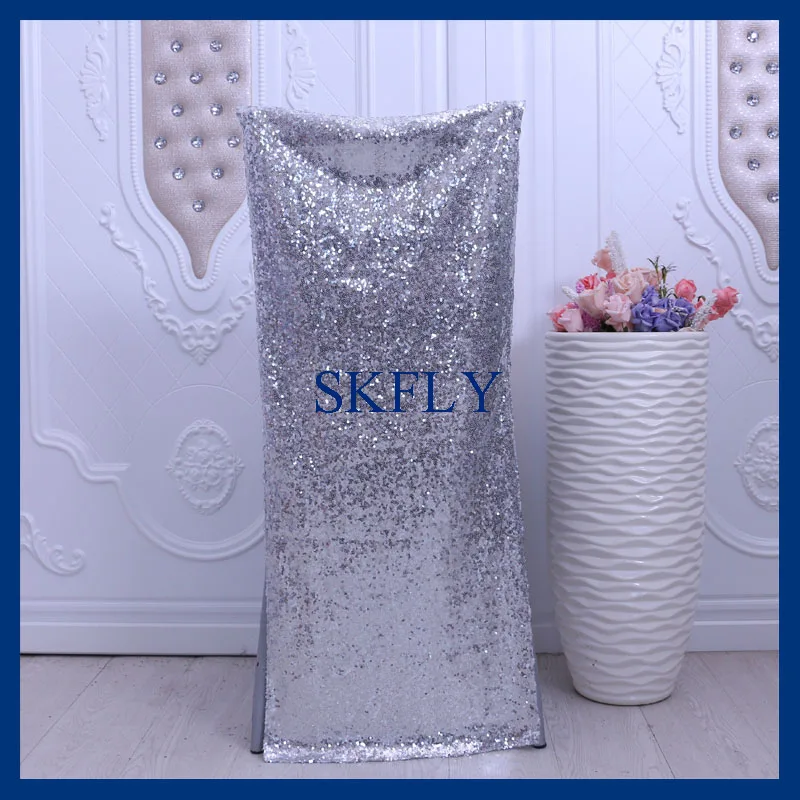 CH004R wedding decoration nice standard chiavari glitter silver sequin chair cover or chair cap
CH004R wedding decoration nice standard chiavari glitter silver sequin chair cover or chair cap