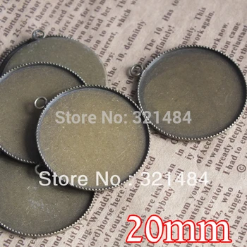 200piece/lot antique bronze 20mm cabochon setting teeth edge bezels pendant base blanks for jewelry making
200piece/lot antique bronze 20mm cabochon setting teeth edge bezels pendant base blanks for jewelry making