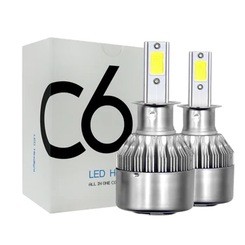 2 X H3 C6 LED Car Headlight Bulb 36W 3600LM 9V-36V 6000K Cold White IP68 Waterproof 200M Light Range for Truck SUV RV All In One
2 X H3 C6 LED Car Headlight Bulb 36W 3600LM 9V-36V 6000K Cold White IP68 Waterproof 200M Light Range for Truck SUV RV All In One