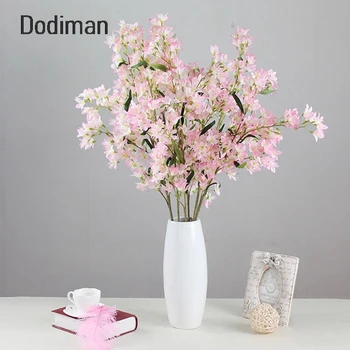 106cm Wedding Decoration Simulation Cherry Blossom Branch Decoration Silk Flower Home Living Room Landing Winter Jasmine
106cm Wedding Decoration Simulation Cherry Blossom Branch Decoration Silk Flower Home Living Room Landing Winter Jasmine