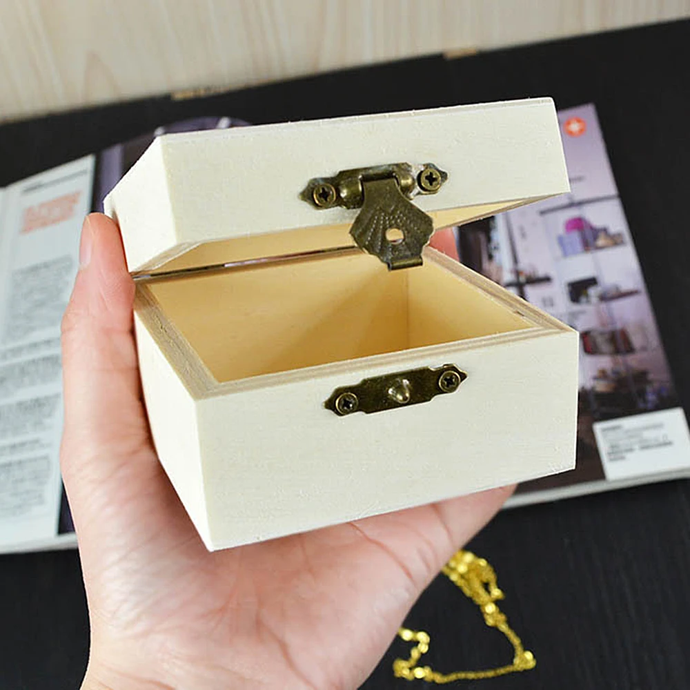 Mini Handmade Wooden Jewelry Box Storage Organizer Boxes Craft Holder Case for Complements Home Furnishing Girl Gift Ornaments
Mini Handmade Wooden Jewelry Box Storage Organizer Boxes Craft Holder Case for Complements Home Furnishing Girl Gift Ornaments